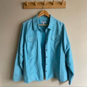 Croft & Barrow blue shirt, size XL